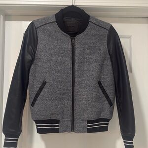 BlankNYC bomber gray/black jacket